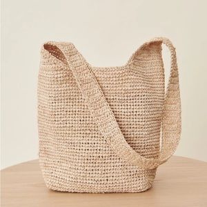 Jenni Kayne Raffia Crossbody Bag